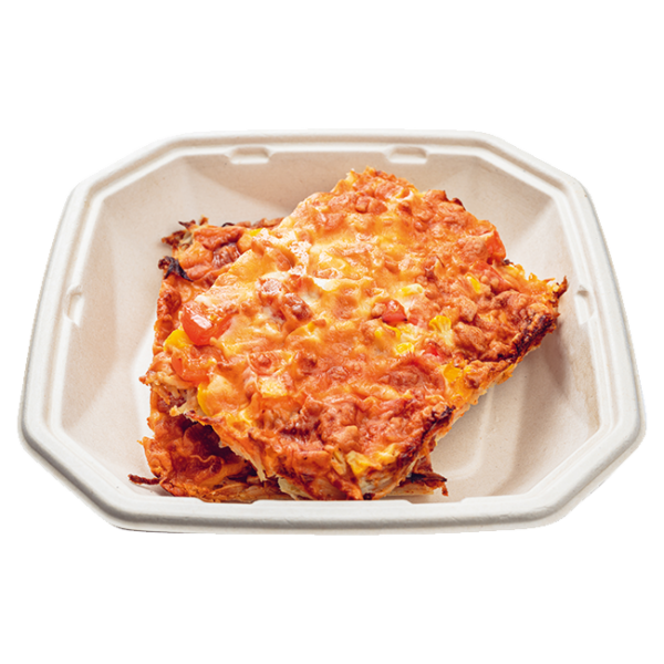 Hausgemachte Kartoffelpizza