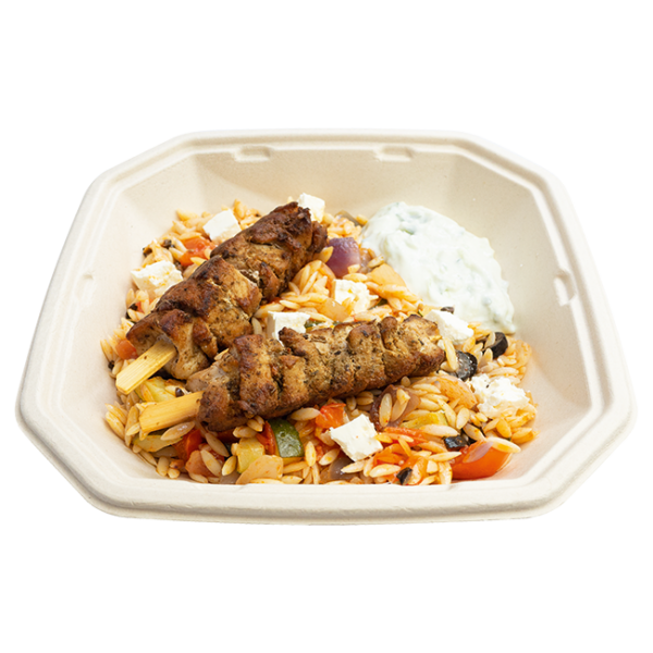Griechische Kritharakipfanne