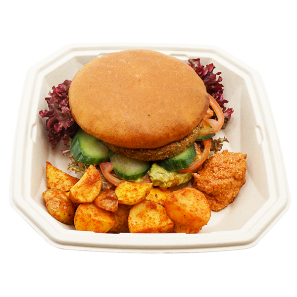 Falafel-Avocado-Burger