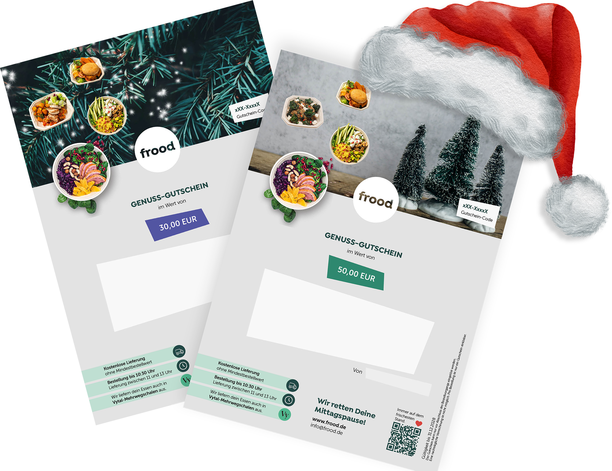 Weihnachtsgutscheine